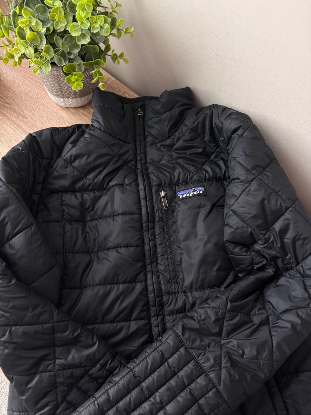Patagonia Radalie Jacket Women's S Black Insulated Quilted Puffer
